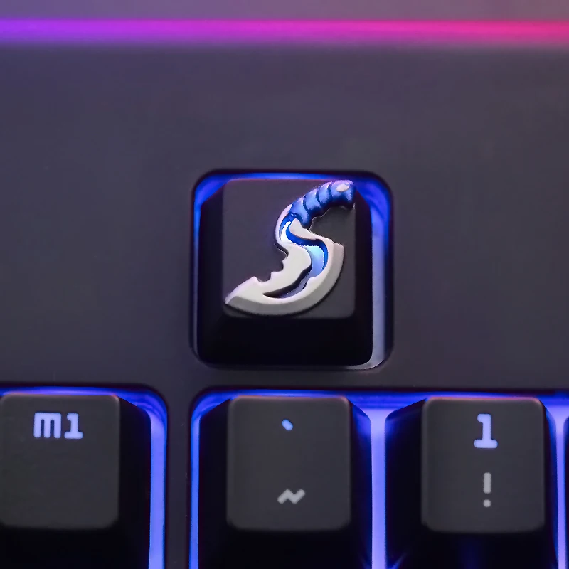 

Customized Zinc Aluminium Alloy KeyCap Mechanical Keyboard Game Theme DOTA2 Keycap R4 Height Stereoscopic Relief Cherry MX axis