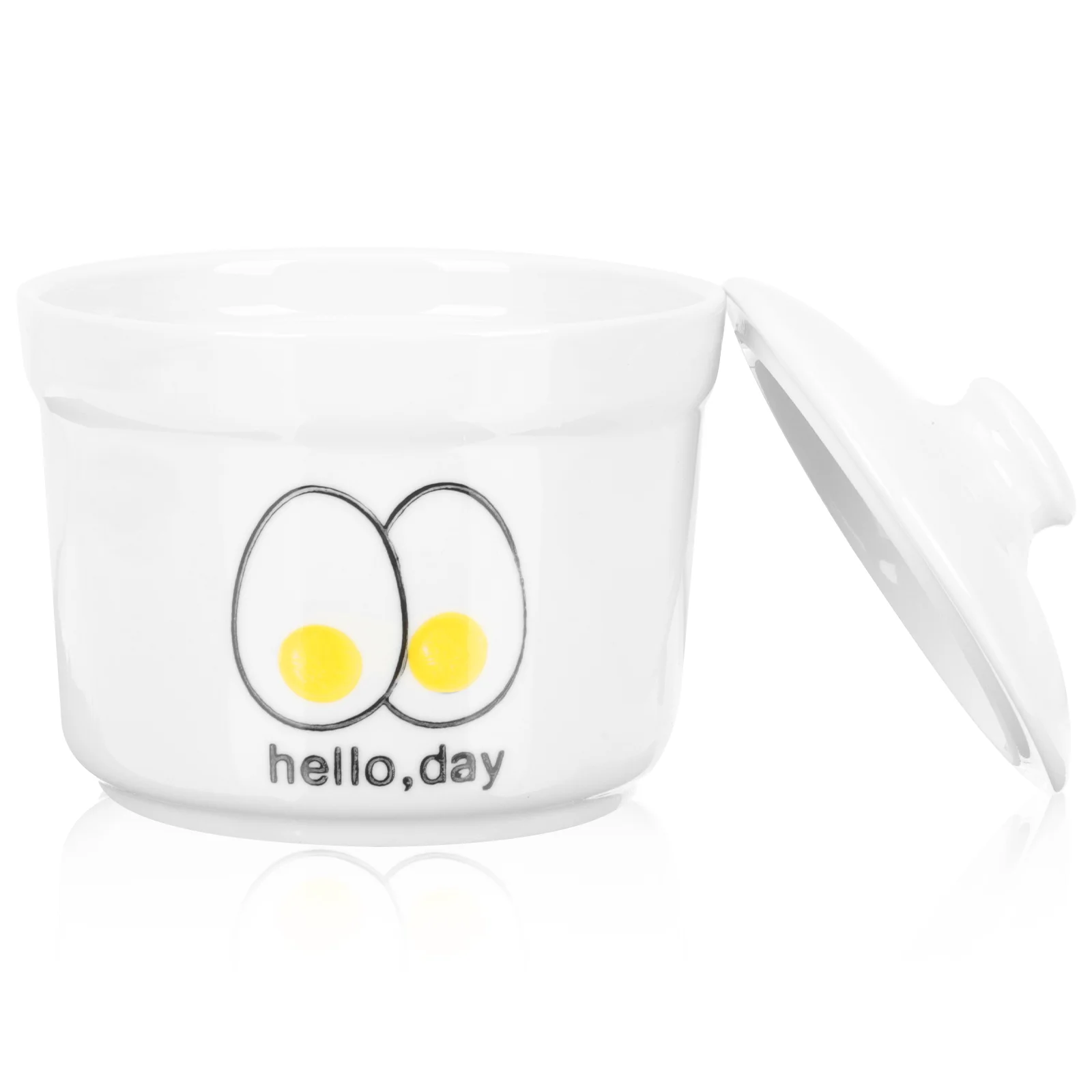 

Bowl Soup Pot Ceramic Cup Stew Lid Stewing Steaming Egg Mini Steamer Stock Custard Steamed Steam Cooking Porcelain Portable