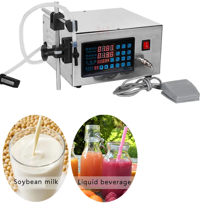 

Semi Automatic Liquid Filling Machine Magnetic Drive Pump Water Bottle Filler Packing Equipemnt