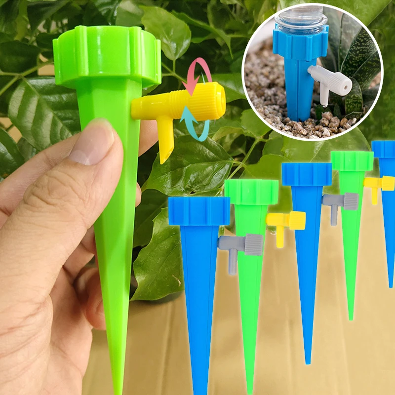 

Self Watering Spikes Auto Water Dripper Device Drip Irrigation for Pots Garden Watering System Automatic Plants Drippers Plant