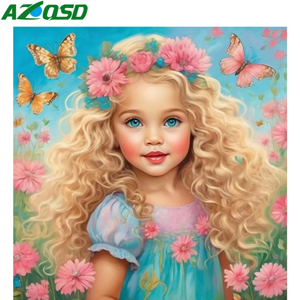 Набор для алмазной живописи с изображением девушки