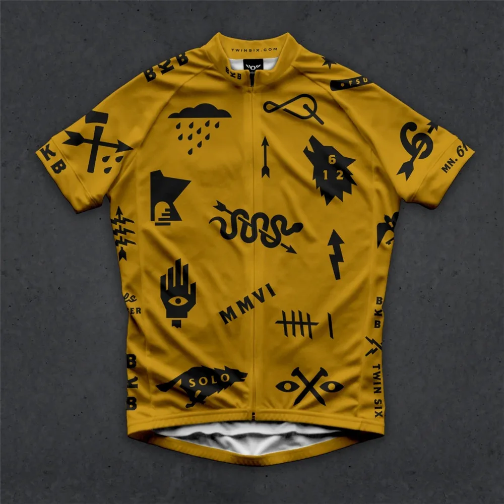 Twin Six 6-Camiseta de Ciclismo para hombre, Maillot de manga corta para bicicleta de montaña, ropa deportiva transpirable para verano