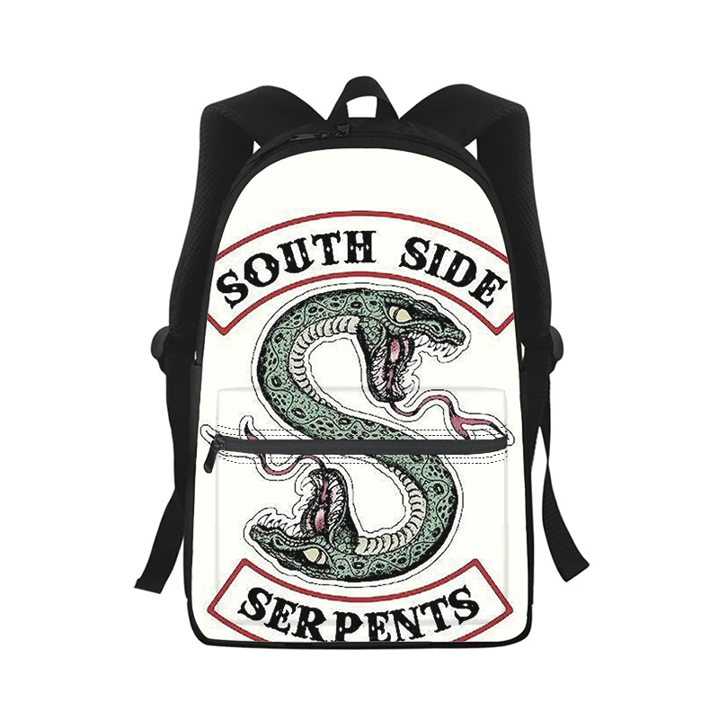 TV Riverdale Men Women Backpack 3D Print Fashion Student School Bag Laptop Backpack Kids Travel Shoulder Bag