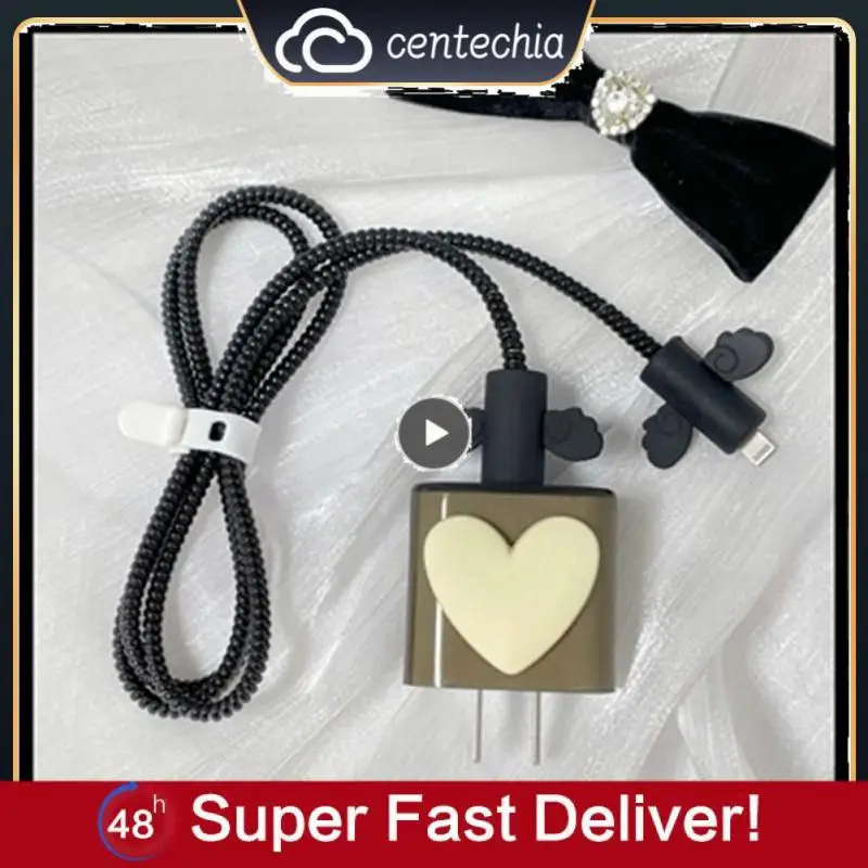 

Cable Protector Shell Fast Charging Protective Sleeve New Data Line Protective Sleeve Extend The Life Of The Charger Cute 20w