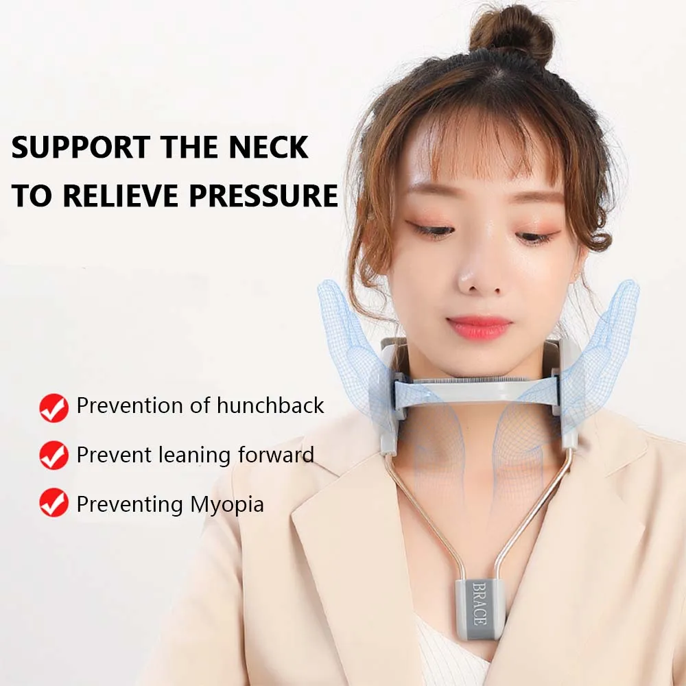 

Electric Infrared Heating Neck Cervical Traction Collar Spine Support Hot Compression Adjust Brace Tractor Stretching Brace