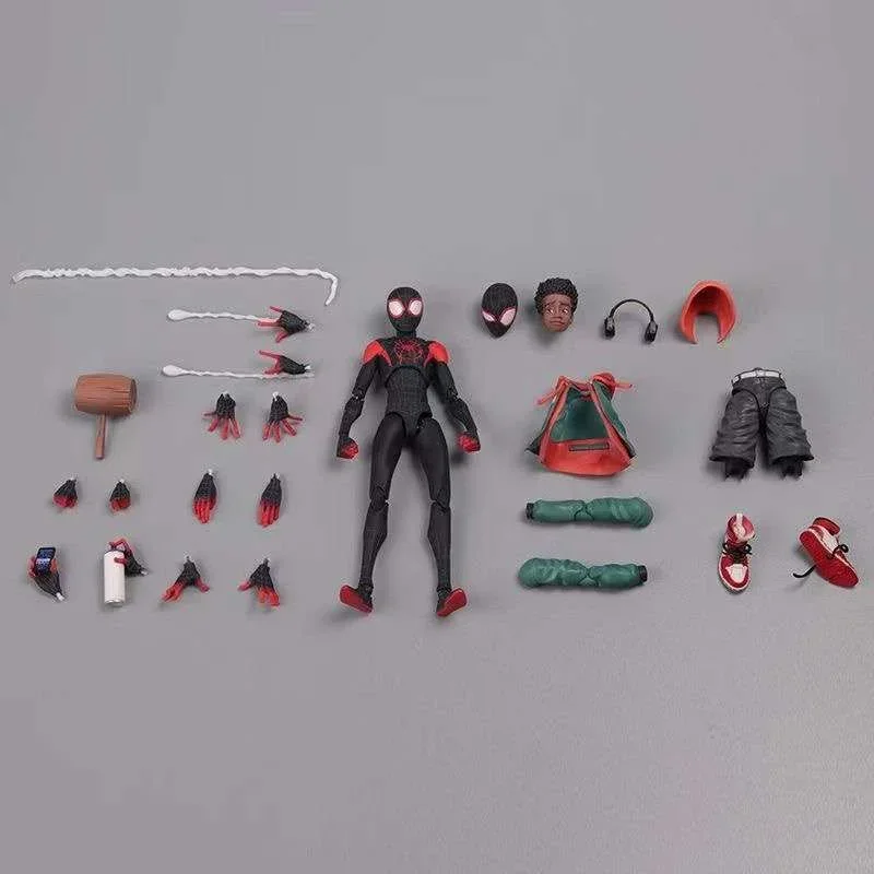 

Ml Legends Spider Action Figure Across The Spider-verse Sv Shf Miles Morales Pvc Figures Collection Figurine Kids Gifts Toys