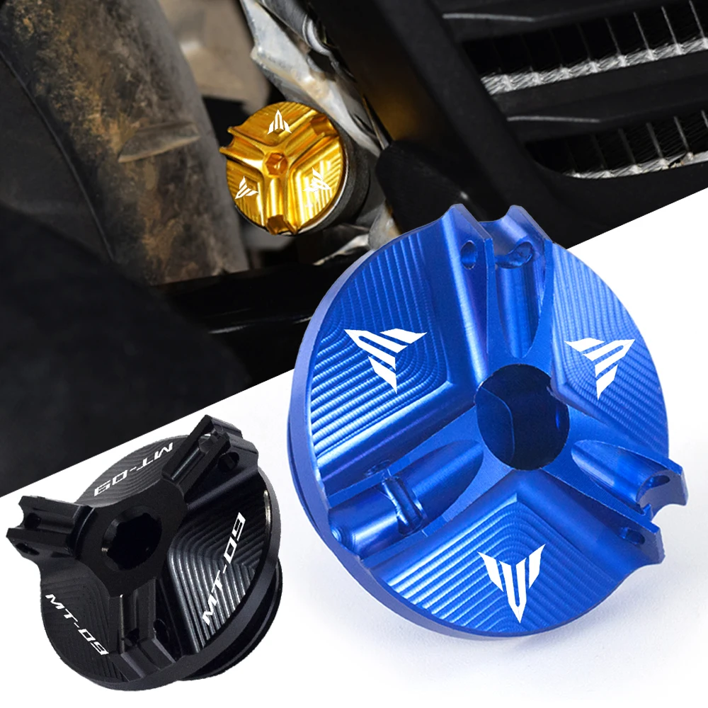 

2023 For Yamaha MT09 MT-09 MT 09 Tracer SP FZ 09 FJ 09 2013-2022 Motorcycle Accessories CNC Aluminum Engine Oil Filler Plug Cap