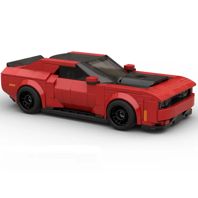 319 деталей, модель строительного блока MOC City Speed Challenger SRT, игрушка-диявол, рождественский подарок для взрослых и детей (art.: 3920d2ed330a8) - 3920d2ed330a8