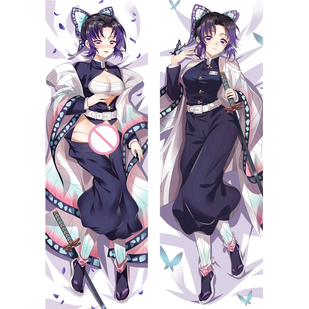 

Наволочка для подушки с рассекающим демонов Аниме Dakimakura Kimetsu No Yaiba Kochou Shinobu