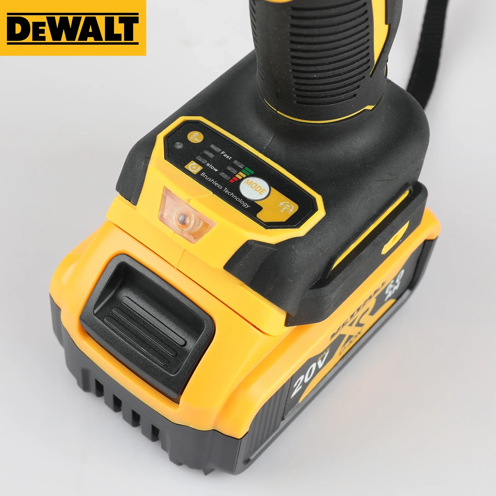 Фото DEWALT DCD805 20 В Электроинструменты Бесщеточная ударная дрель Аккумуляторная электрическая отвертка Многофункциональная ручная дрель №5