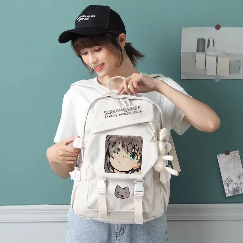 Аниме Love Chunibyo Other Delusions Косплей Takanashi Rikka Kawayi Полиэфирное волокно Студенческий