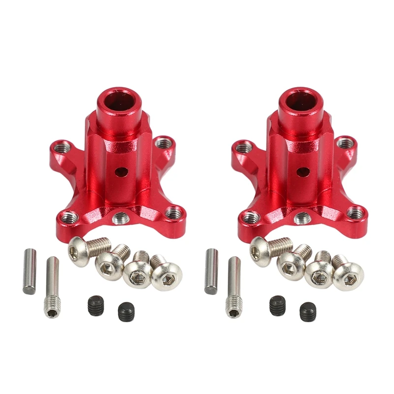 

2X Aluminum Front/Rear/Center Differential Outputs for Kraton 6S BLX RC Car Parts,Red