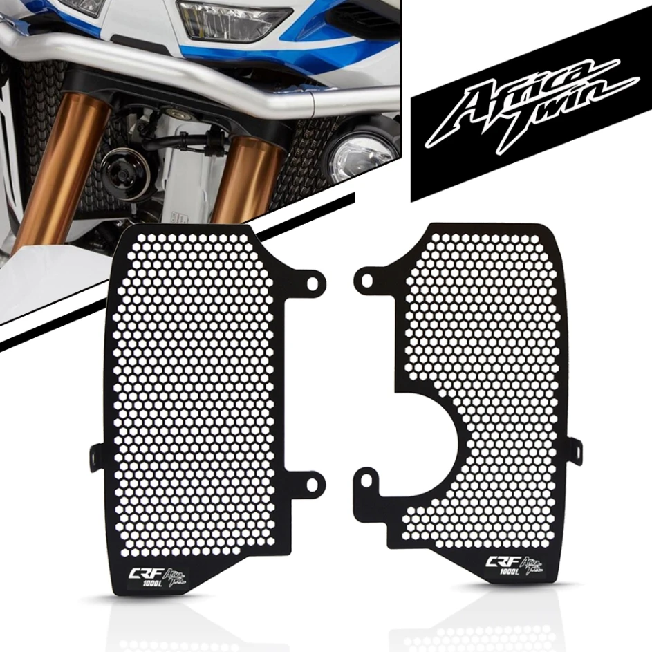 

Motorcycle CRF 1000 L Africa Twin ADV Sports Aluminium For HONDA Radiator Grille Guard Protection 2016 2017 2018 2019 2020 2021