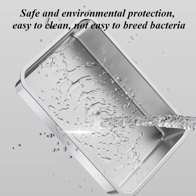 Контейнер для кошачьего туалета из нержавеющей стали закрытый лоток очень