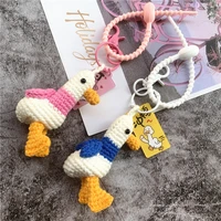 keycord plush doll landyard crochet lanyard cute weave phone charm accessories couple keychain gift shool bag pendant key strap