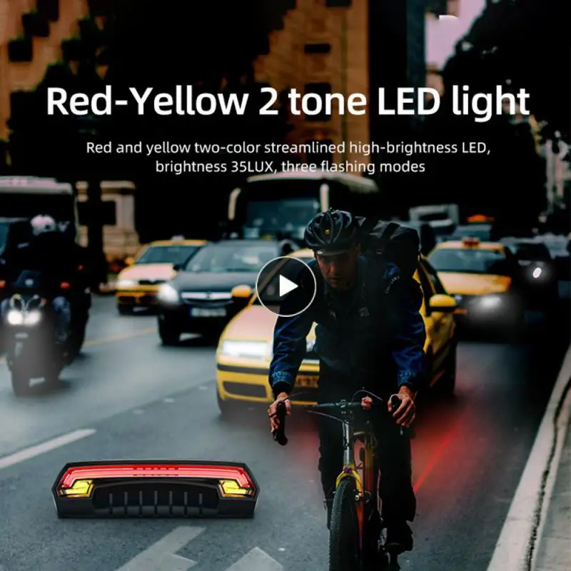 

Wireless Remote Control Bike Light LED Bicycle IPx6 Waterproof USB Charging Taillight Cycling Rear Light Motorcycle Accessories
