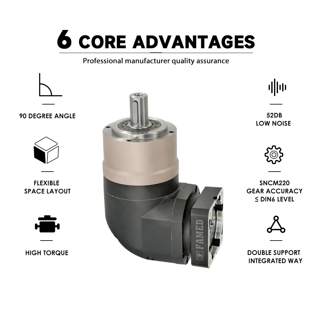 Угол редуктора скорости Высокоточный планетарный редуктор серии EVL Подходит для