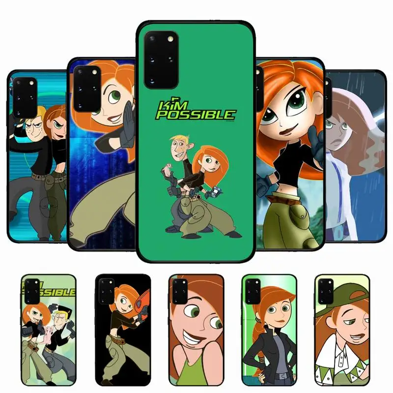 

Disney Kim Possible Phone Case for Samsung S10 21 20 9 8 plus lite S20 UlTRA 7edge