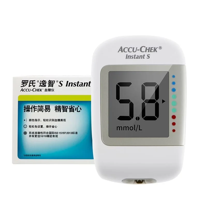 Accu Chek Instant S Измеритель уровня глюкозы в крови тестовые полоски фанци набор для