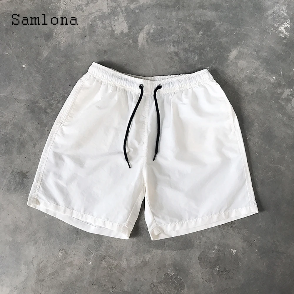 Plus Size 5xl Men Fashion Leisure Shorts 2022 Summer Hotpants Sexy Drawstring Shorts Male Simple Casual Beach Short Pants