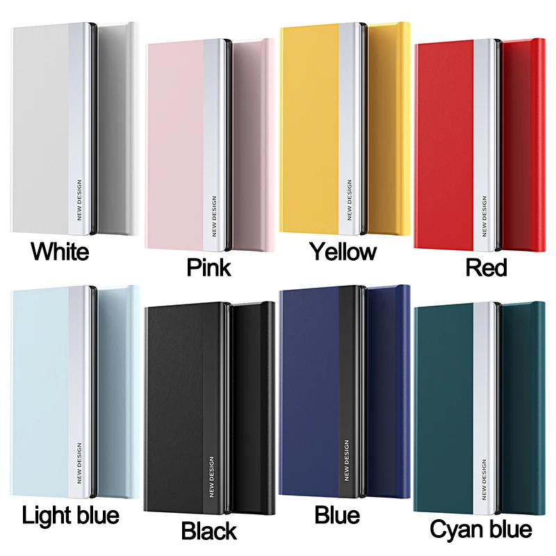 Flip Phone Case For Samsung S 22 21 20 10 8 9 7edge Note Plus Ultra Luxury leather Stand Magnetic Cover Coque |