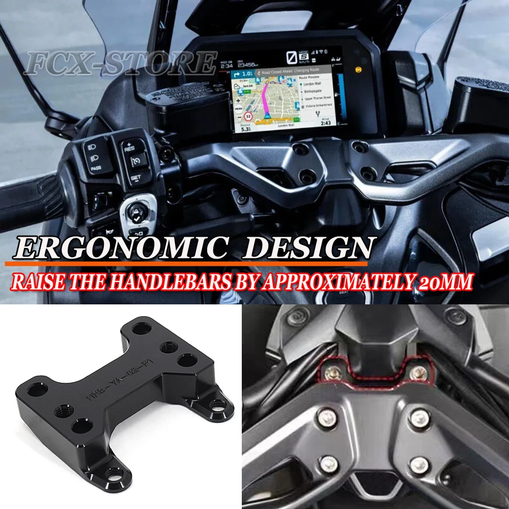 Зажимы для подъема руля мотоцикла YAMAHA T-MAX 560 TMAX Tmax подъемная ручка подъемный