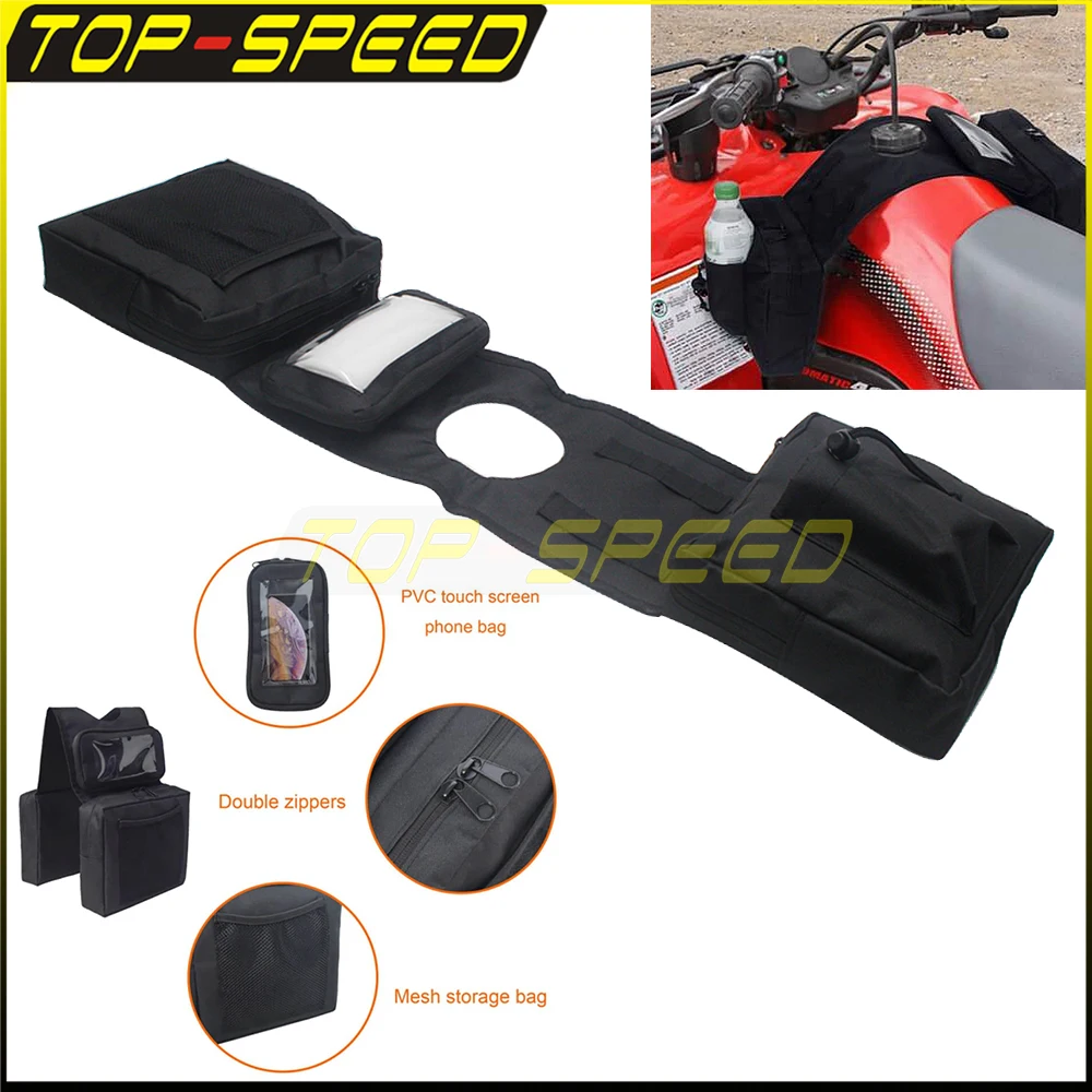 Bag Motorcycles Universal Tool Saddle Package For Atv Quad Snowmobiles