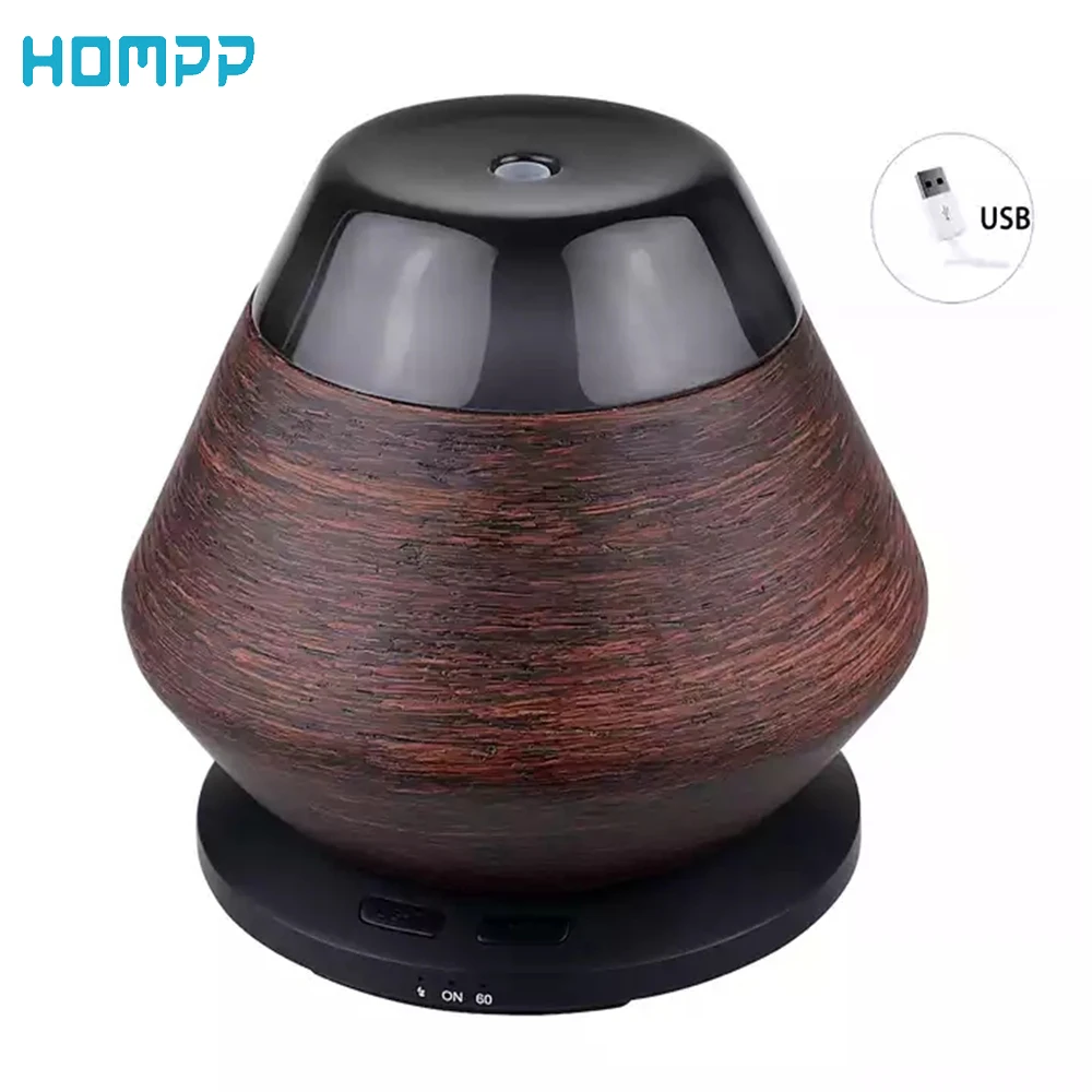 Essential Oil Diffuser Ultrasonic Mist Air Humidifier Battery Fragrance Spreading 100ml Aromatizador 7 LED Colors for Home Spa