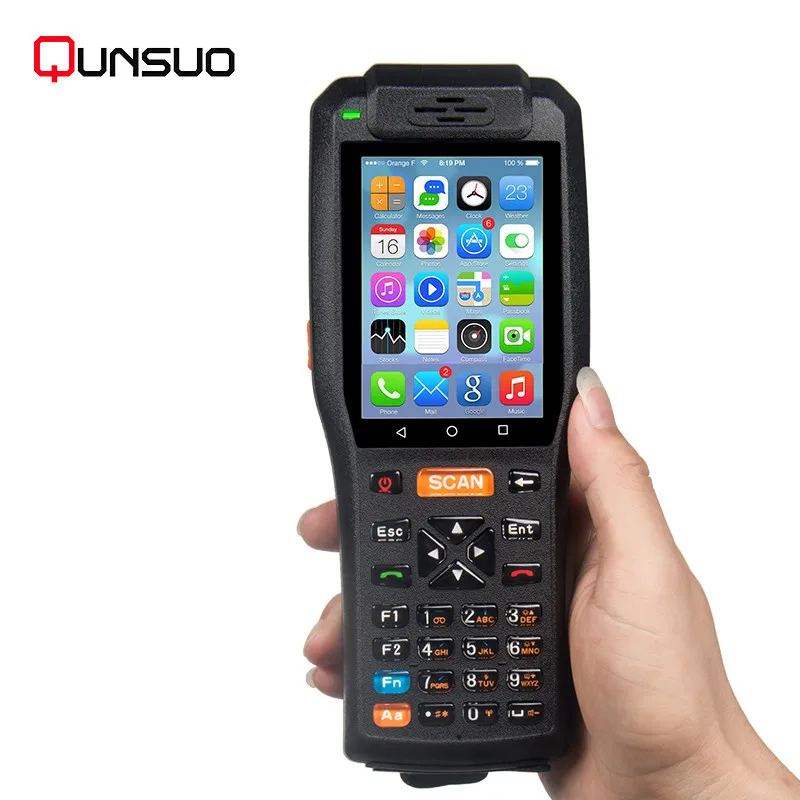 

Handheld barcode - Android Pos terminal with thermal printer