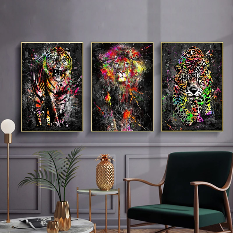 

5D DIY Diamond Painting Animals Cat Lion Tiger Deer Wolf Embroidery Mosaic Pictures Full Drill Cross Stitch Kit Home Decor Gifts