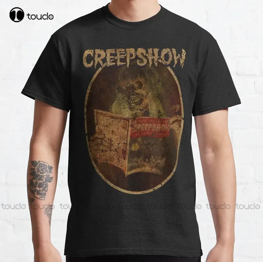 Creepshow - Vint Классическая футболка с белым воротником женская рубашка на заказ для