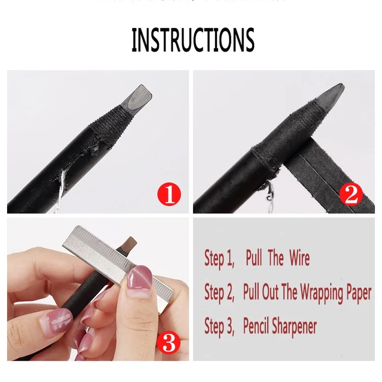 1 шт./коробка Водостойкий карандаш для бровей