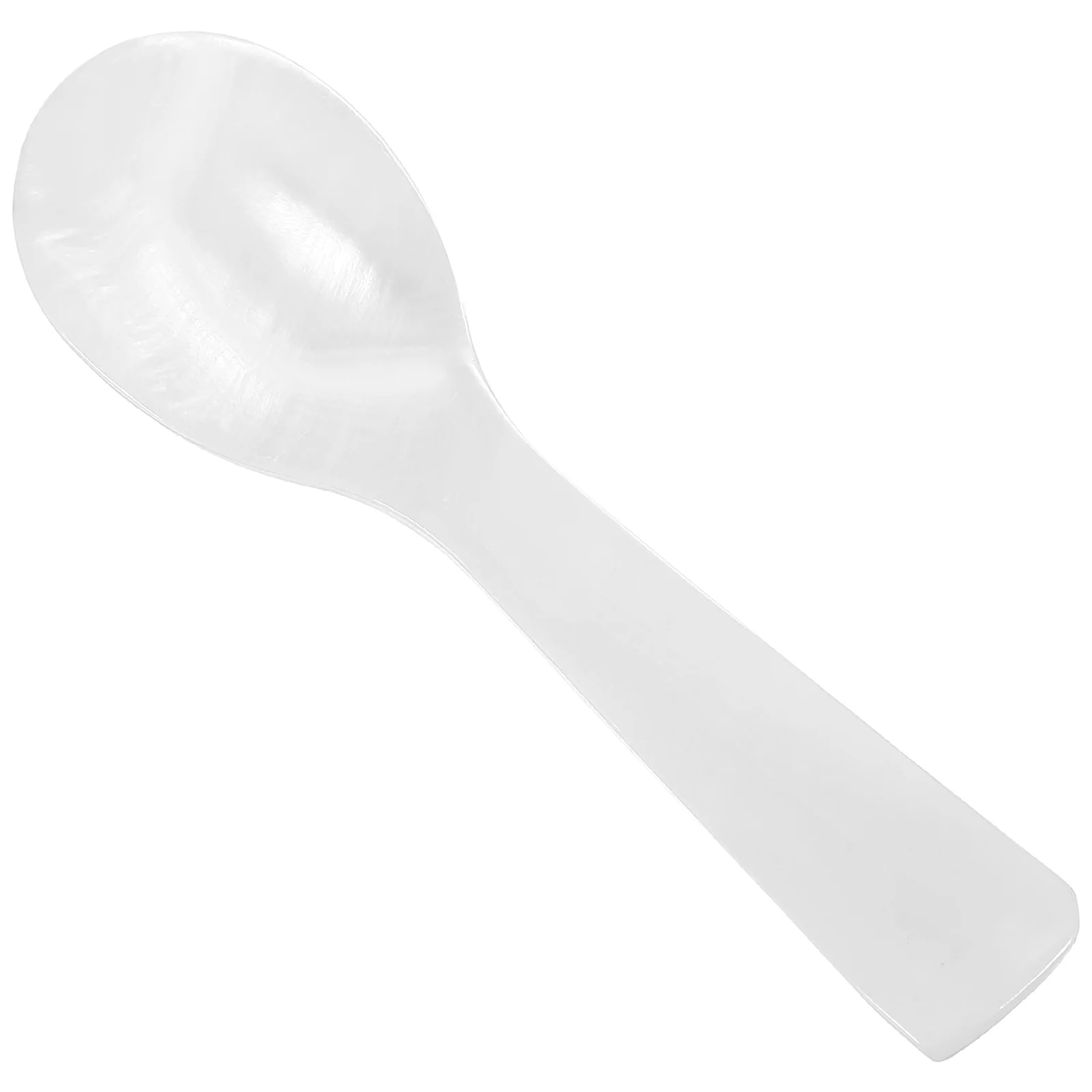 

Restaurant Dessert Spoon Decorative Shell Spoons Clear Food Tableware Household