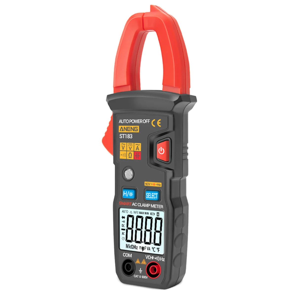 Digital Clamp Meter 6000 Counts AC Current DC/AC Voltage Capacitance Tester True RMS Multimeter digital |