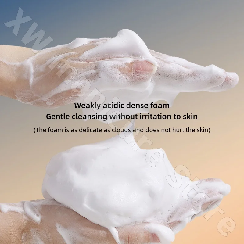 Фото Очищающее средство для лица ETAE Fanzhen для мужчин с серой, контролирующее жирность, сужающее поры, мягко отшелушивающее, увлажняющее, не вызывающее сухости, 500 мл №3