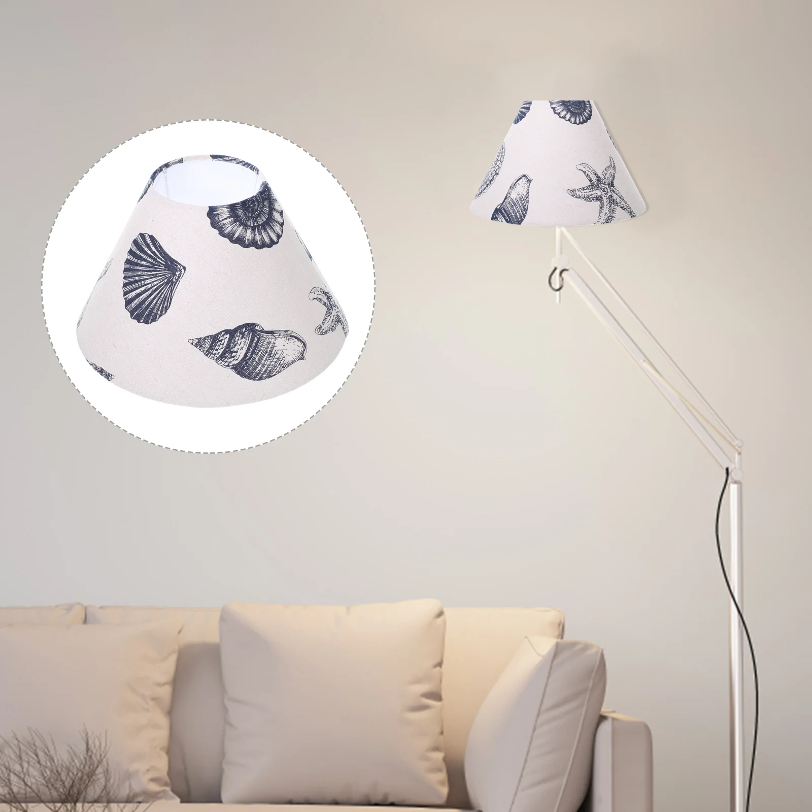 

Lamp Shade Light Cover Shades Table Lampshade Replacement Fabric Deskcloth Smallguard Wall Pendant Lamps Vintage Drum Cage