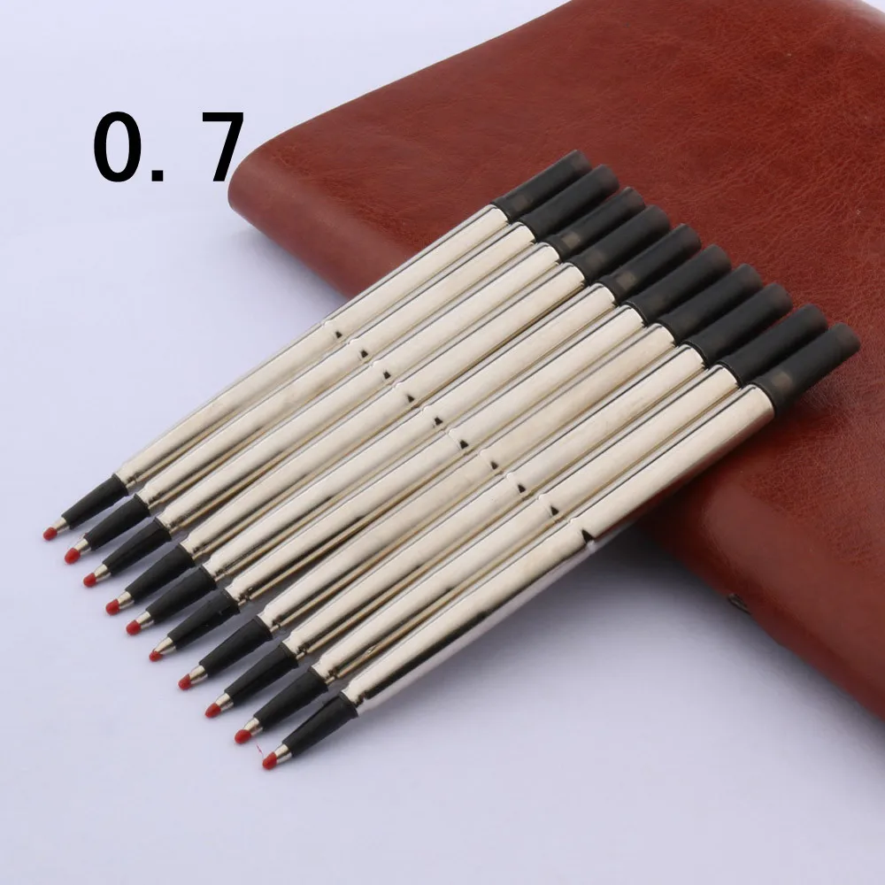 

Blue or Black Good Quality 0.7mm 10pc Roller Ball Pen Refills