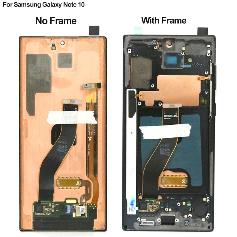 Оригинальный динамический AMOLED дисплей для Samsung Galaxy Note 10 + SAMSUNG N970F Plus N975 сенсорный