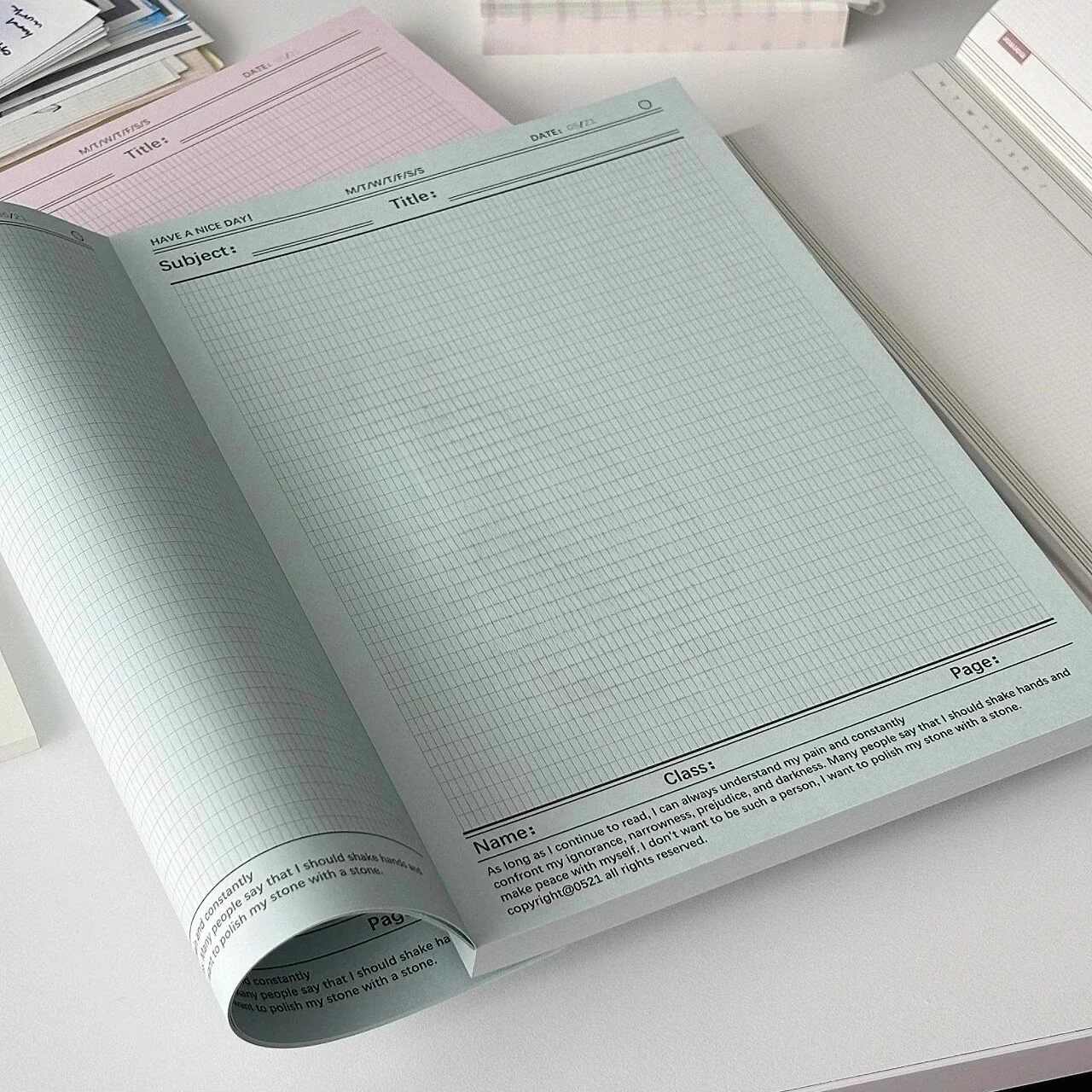 

Утолщённая тетрадь B5