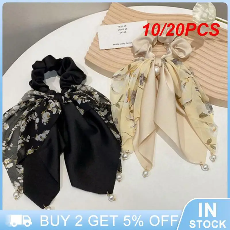 

10/20PCS Streamers Bow Head Rope Fashion Appearance Jewelry And Accessories Bows Ponytail Streamer Satin Material Headwear