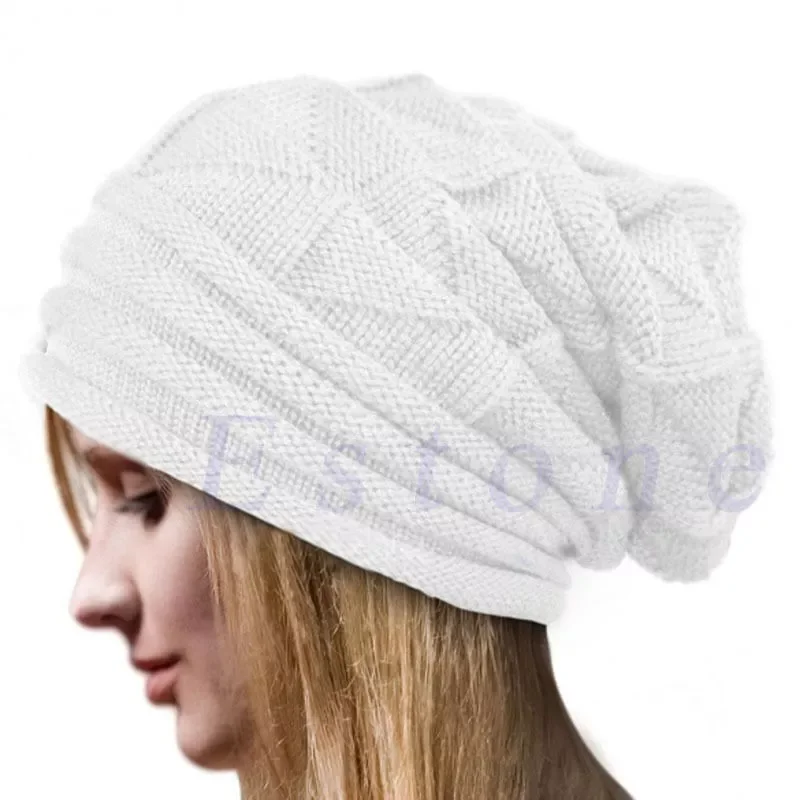 

New in Men Women Knit Baggy Beanie Winter Hat Ski Slouchy Cap Skull Winter Wool Warm Cap Beanies jackets golf jackets fo