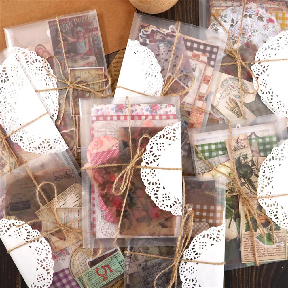 

29pcs Retro Road Series Washi Stikers Material Package Album Diary Planner Scrapbooking DIY Stationery Decoration Stickers