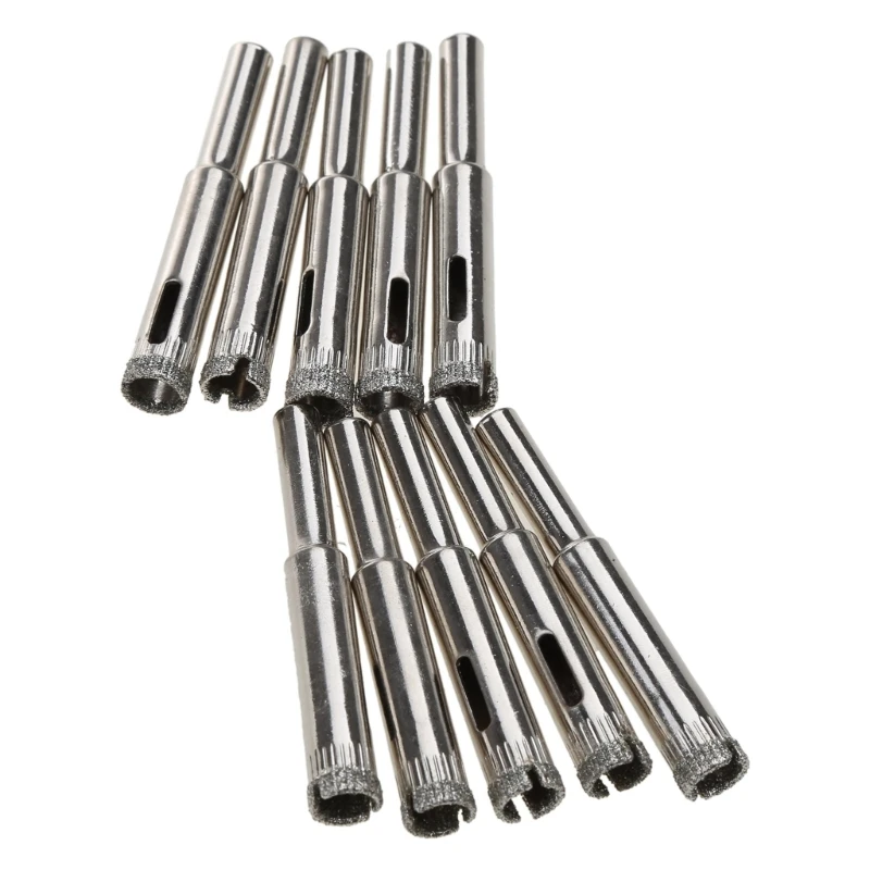 

67JE 10Pcs 12mm Diamond Coated Drill Bits Hole Saw Glass Tile Ceramic Marble
