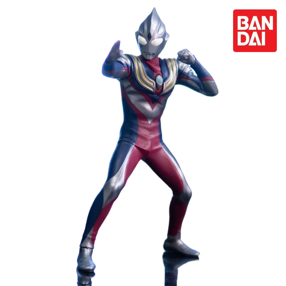 

Bandai Original Ultraman Tiga Day & Night Special Night Color Edition Anime Action Toy Figur Plastic Model Scale Humanoid Gift