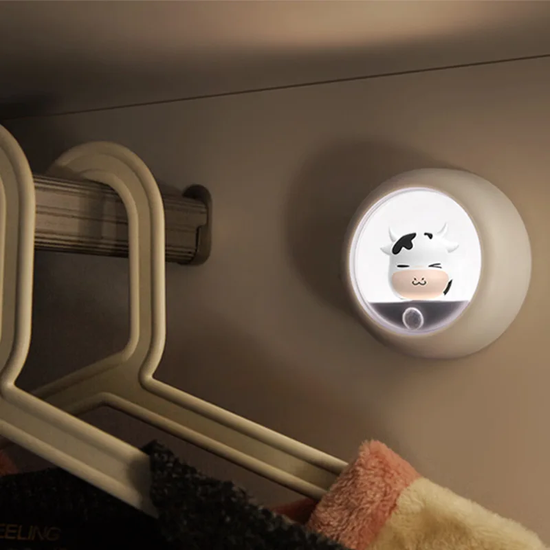 

Новинка, Пончик, кошка, ночник, умный человек, чувствительный ночник, USB Перезаряжаемый прикроватный столик для спальни