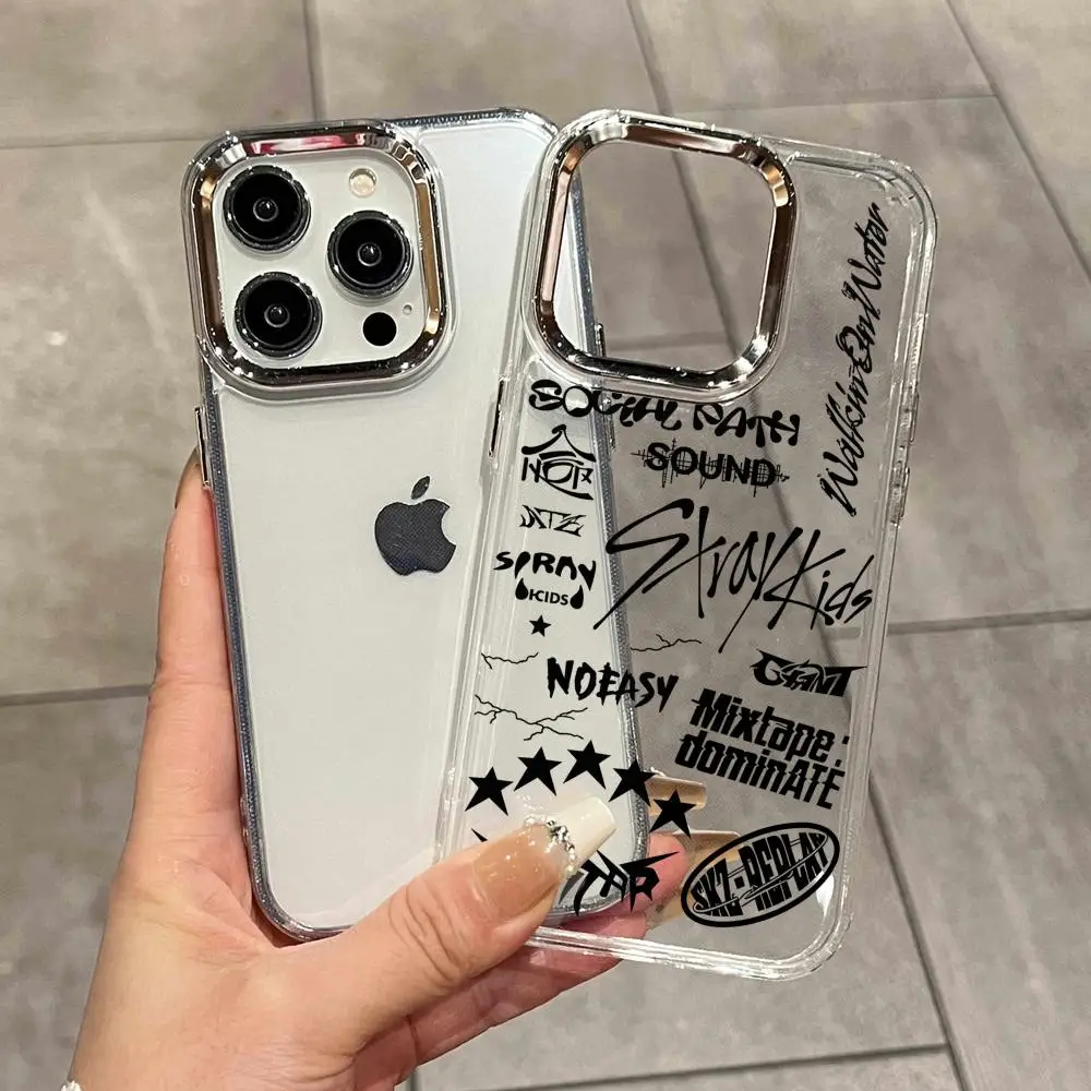 Фото Чехол для телефона Kpop S-Stray K-Kids для iPhone 17, 16e, 16, 15, 14, 13, 12, 11 mini, Pro Max, X, XR, XSMAX, 8, 7, Air Plus, прозрачный, мягкий №3