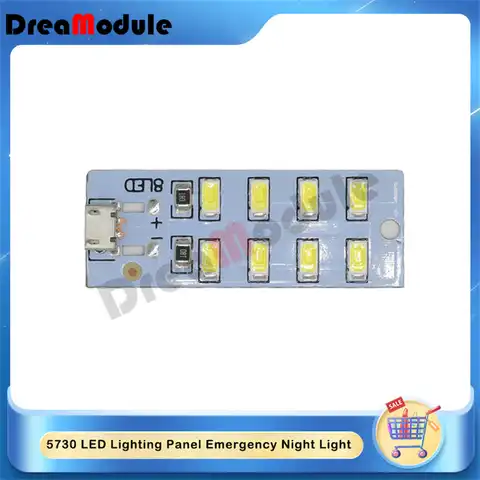 Светодиодный модуль 5730 SMD 5 В ~ мА белый USB микро светильник вая панель аварийный ночник 8/12/16/20 светодиодный т. светодиодная USB Мобильная свети...