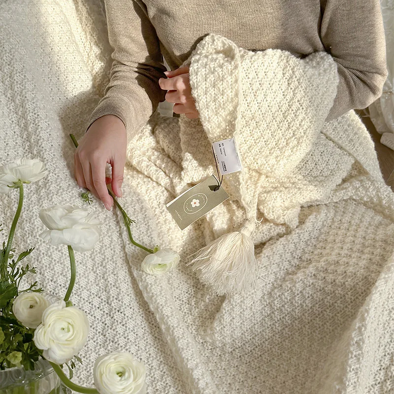 Большое Висящее Одеяло В Скандинавском Стиле Ретро С Бахромой Семейное Живое