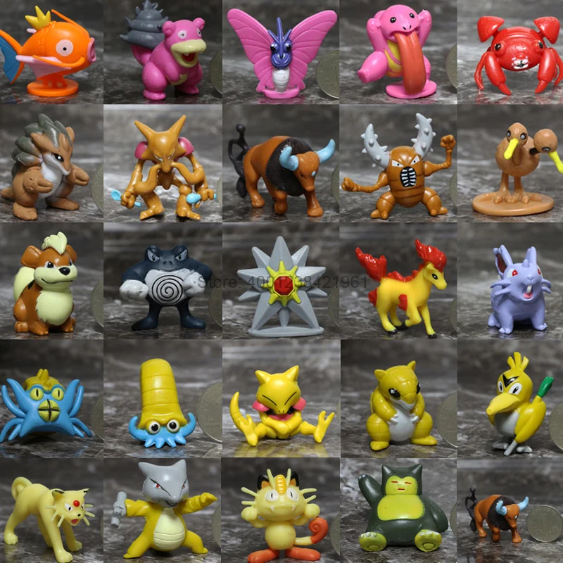 Фигурка покемона, алаказама, снорлакс, политоэд, персидский омастар оманят, коллекционная игрушка