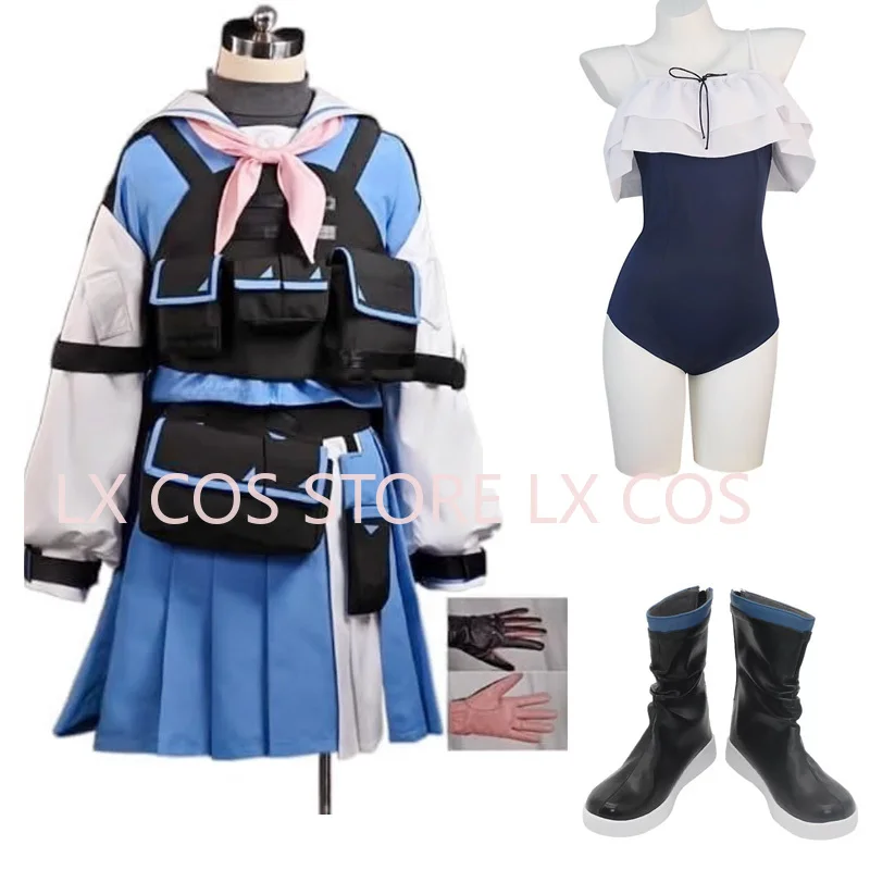 Косплей костюм Tsukiyuki Miyako из синего полиэстера